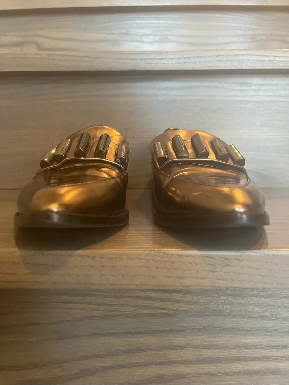 Aquatalia Metallic Bronze Women’s Flats Size 7.5